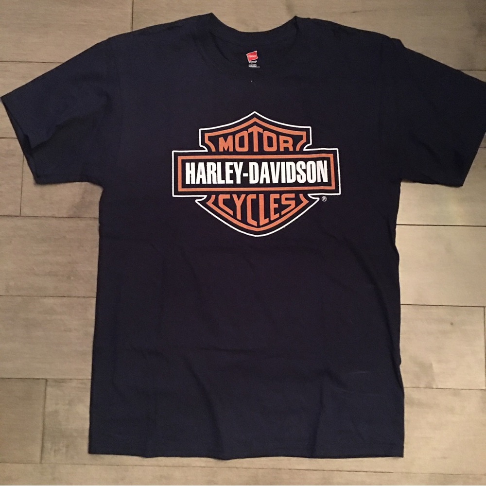 Harley-Davidson navy TSHIRT medium (not official)